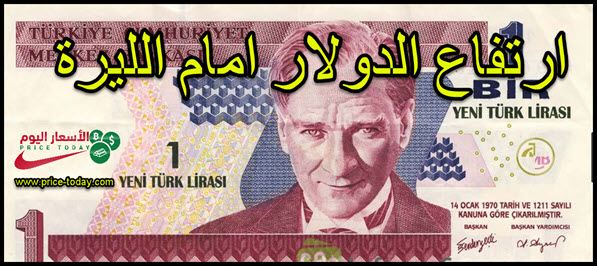 الدولار يتلقى الدعم امام الليرة التركية موقع الاسعار اليوم