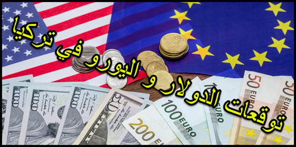 توقعات الليرة التركية مقابل الدولار واليورو