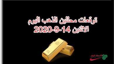توقعات محللين الذهب اليوم الاثنين 14 سبتمبر 2020