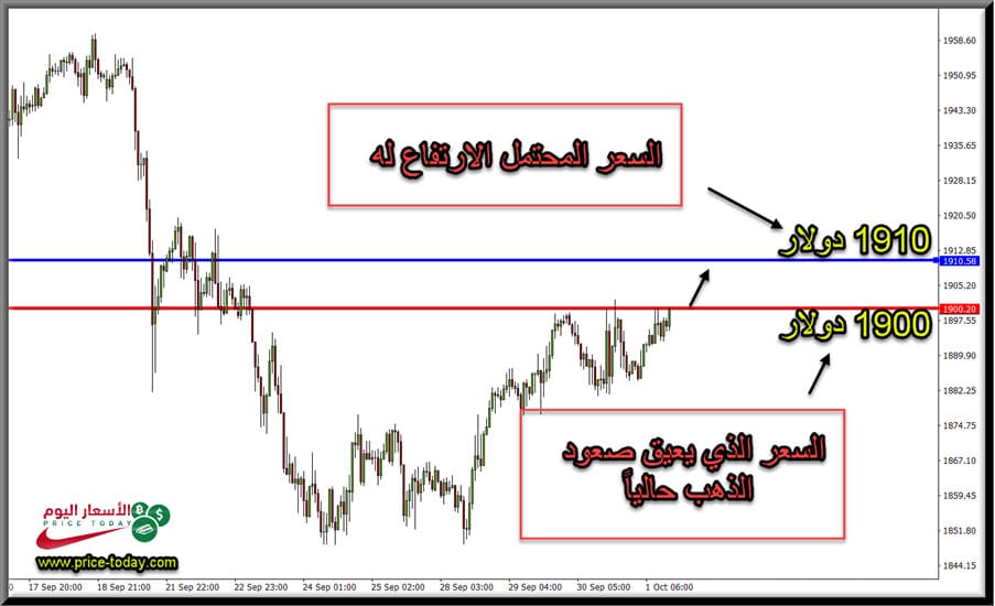 تحليل الذهب اكتوبر 2020