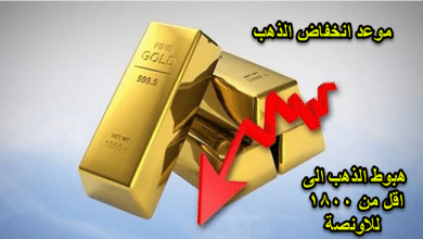 احتمال كبير لانخفاض الذهب اليوم