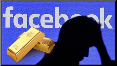 زلزال خسائر فيسبوك تدفع الذهب لصعود