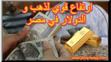 سعر الذهب في مصر يقفز للاعلى