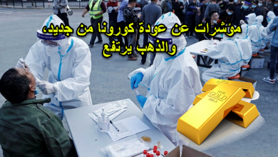 مؤشرات عن عودة كورونا من جديد، والذهب يرتفع