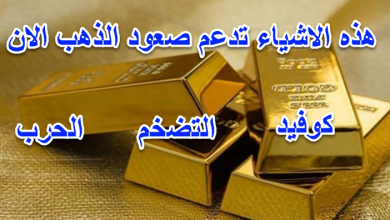 هذه الاشياء تدعم صعود الذهب الان