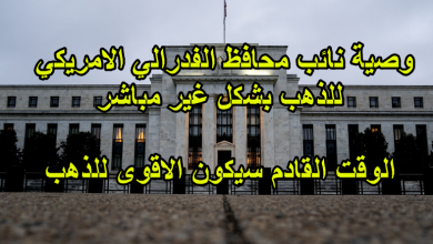 نائب محافظ الفدرالي الامريكي يصرح عن الذهب ويقول