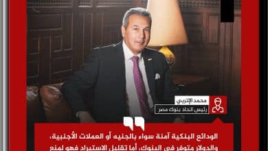 رئيس اتحاد البنوك في مصر الدولار متوفر