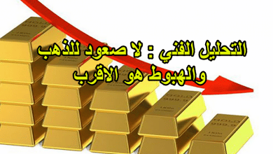 لا صعود للذهب والهبوط هو الاقرب