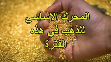 المحرك الاساسي للذهب في هذه الفترة